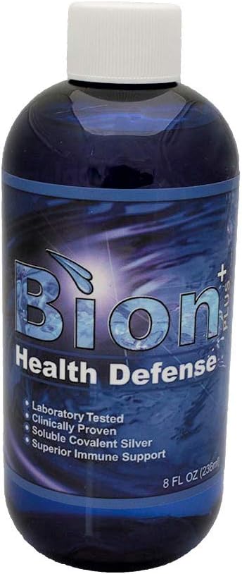 Bion SS Health Defense Sølv Hydrosol Mættet med Ozone 8 Fl Oz