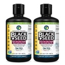 Amazing Herbs Premium Black Seed Oil - Cold Pressed Nigella Sativa aids i fordøjelsessygdomme, immunforsvar, hjernefunktion, fælles mobilitet, Gluten Free, Non GMO - 32 Fl Oz (Pack of 2)