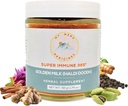 Mt.Meru Medicines Ayurvedic Haldi Doodh / Golden Milk Superblend- with immune Boosting Formel, Gluten- Free, for Brain Health, Gut Support with High Curcumin Lakadong Turmeric (1.76oz / 50g)