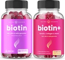 NutraChamps Complete Biotin Bundle til hår, hud og negle. Biotin & Biotin +