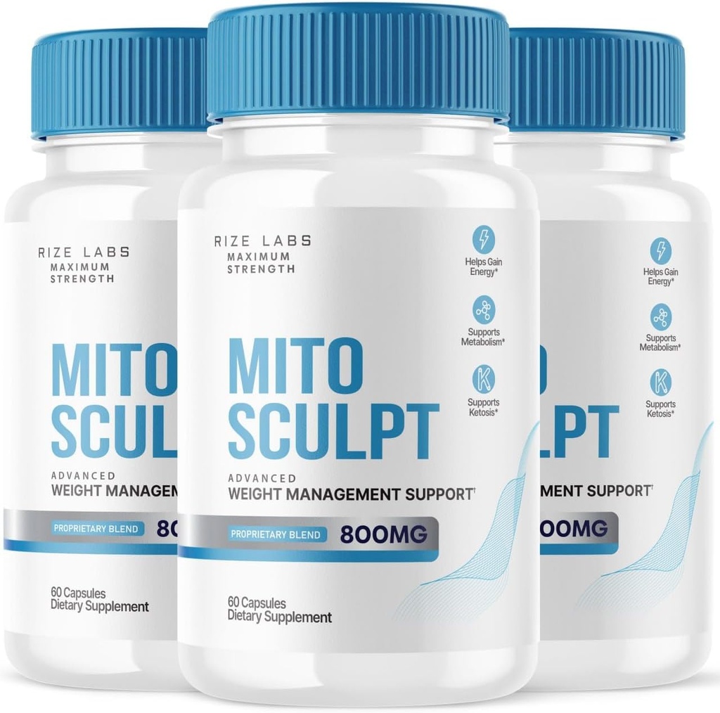 rize laboratorier Mitoxpt vægttab piller - Schedpt din ideelle krop med mitoxpt avancerede formel kapsler, supplement til Turn Mobilized Stored Fat til brændstof (180 kapsler) (pakke af 3)