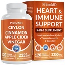 - Ceylon Cinnamon Capsules 2355mg - Ceylon Cinnamon og Æblecider med gurkemeje, Panax Ginseng, Cinnamon og Bioperine, 120 ct