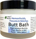 Urban ReLeaf Butt Bath! Hæmorroider, Fissurer & Stitches. Hjælper med at klø og brænde. Ren, Sothe og rolig. The Easy Sitz Bath! Fast Relief! Roligt saltvand. Let, effektiv, 100% Natural