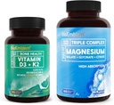 Bioemblem Triple Magnesium Complex 180 kapsler med vitamin D3 K2 90 kapsler