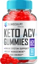 Slimsculpt Keto ACV Gummies - Advanced Formula Slim Sculpt Keto Plus ACV Gummies Apple Cider Vinegar Keto Slimsculpt ACV Gummies Dietary Supplement Reviews Men Women (60 Gummies)