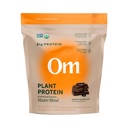 OM MUSHROOM SUPERFOOD Master Blend Vegan Protein – Organic Chocolate Plant Protein with 10 Mushrooms, Ashwagandha, BCAAs & B12 – Energy, Recovery & Immune Support – 1.2 lb (16 Servings)