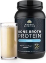 Ancient Nutrition Grass Fed, Bone Broth Protein Powder, 20g Protein, Hydrolyzed Collagen Peptider, Keto & Paleo Friendly, Supports Joint, Gut Health, Vanilla, 40 Servere