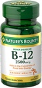 Nature 's Bounty Vitamin B12 2500 mcg, Cellular Energy Support, for Energy Metabolisme, Heart & Nervesystemet Sundhed, 75 Quick Opløs tabletter