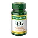 Nature 's Bounty Vitamin B12 2500 mcg, Cellular Energy Support, for Energy Metabolisme, Heart & Nervesystemet Sundhed, 75 Quick Opløs tabletter