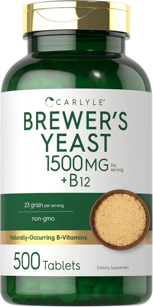Carlyle Brewers Gær tabletter med B12- 124-; 1500mg