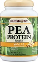 NutriBiotic Pea Protein Vanilla 21 Oz Mezzogiorno 124; Low Carb Vegan Plant Protein Powder 124; 100% Grown & Forarbejdede i USA Mezzogiorno 124; Delicely creamy & BCAA- Rich Mezzogiorno 124; Lavet uden kemikalier, GMO 'er & Gluten Mezzogiorno 124; Keto Friendly