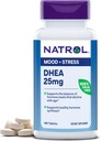 Natrol Mood & Stress DHEA 25mg med Calcium, Kosttilskud til Balance af visse Hormone Level og Mood Support, 180 tabletter, 180 dages forsyning