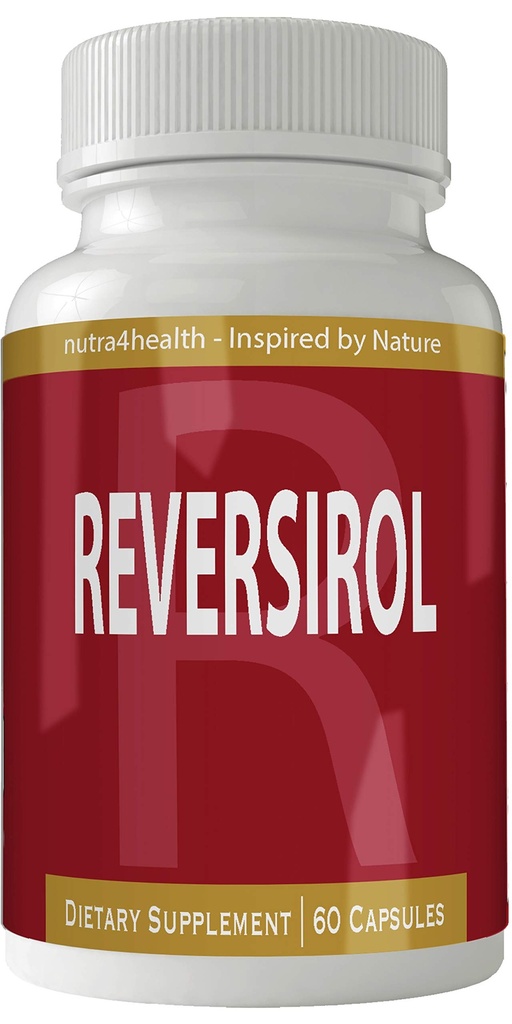 Reversirol supplement - 20 urter & multivitamin piller med Alpha Lipoic Acid & kanel, 60 kapsler