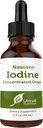 Nascent Jod Drops supplement i flydende koncentreret tinktur til bedste Absorption og til thyreoideastøtte