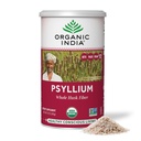 ORGANISK INDIA Psyllium Herbal Powder - Whole Husk Fiber Supplement, fordøjelsesstøtte, Vegan, Glutenfri, USDA Certificeret Organisk, Non- GMO, Opløselig & Uopløselig Fiber Kilde - 12 oz