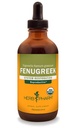 Herb Pharm Certified Organic Fenugreek Liquid Extract til kvindelig reproduktiv støtte - 4 Ounce