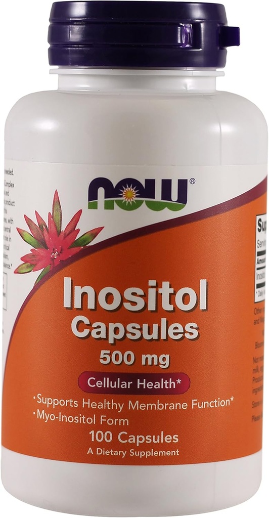 Nu fødevarer Inositol 500 Milligram 100 kapsler (2 Pack)