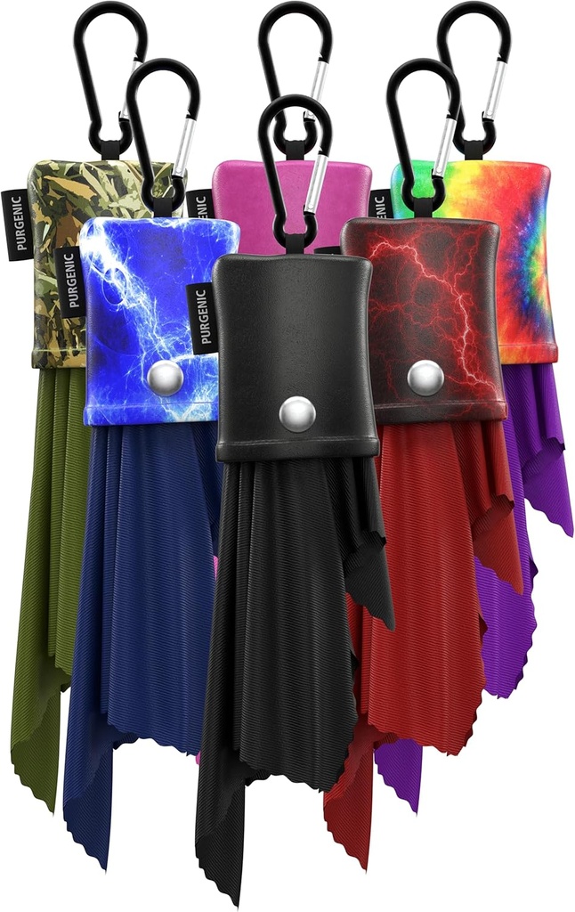 Mikrofiber klud og glassør (6 Pack) Lens & Glasses Rengøring klud - Eyeglass Cleaner - Kamera Lenses & Gadget Delicate Screens - Alle seks