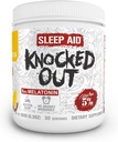 5% Nutrition Rich Piana Knocked Out Natural Sleep Aid Powder # 124; Post- Workout Recovery & Deep Sleep Supplement # 124; GABA, Melatonin, Kamille, Tyrosin, 5-HTP, & Mere # 124; 30 Servere (Honning Lemon Tea)