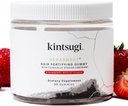 Kintsugi KeraSweet Hår Fortifying Gummy- Hjælp Combat Tegn på ældning hår, supplement til stærke, voluminøse Strands - Understøtter sund, Fuller udseende hår w / B12, Saw Palmetto, ACV (Jordbær, 60ct)