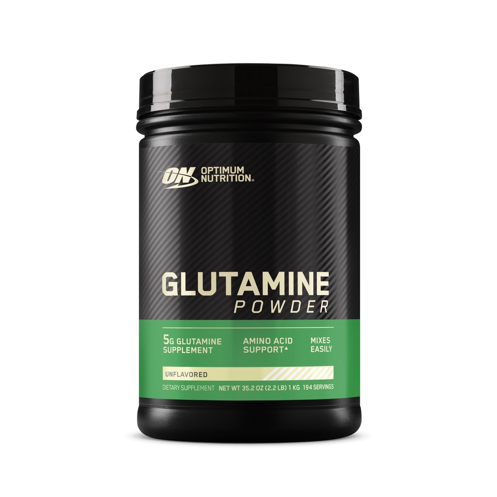 Optimum Nutrition L- Glutamin Muscle Recovery Powder, 1000 Gram, 194 Servering (pakke med 1)