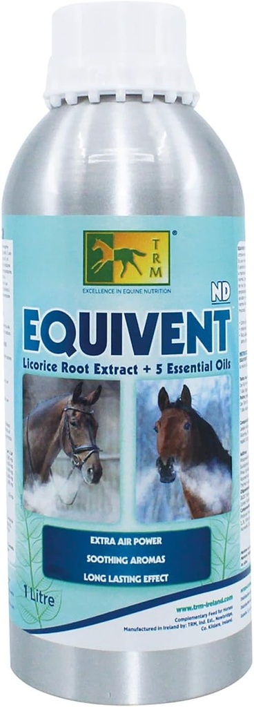 TRM Equivent ND Liquid Horse Feed Supplement med 5 essentielle olier til sund vejrtrækning