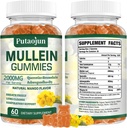 Mullein Gummies for Lung Cleanse against 124; Organic Immunoid Support against 124; 2000mg Respiratory Health Gummies against 124; Mango Flavor, Non- Sticky against 124; Lung Health, Sinus Relief against 124; Mullein Leaf Extract