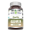 Amazing Formulas Hvidløg Supplements 124; 50 Mg koncentrat (100: 1); 5000 Mg Ækvivalent nogensinde 124; 120 Softgels • 124; Non- GMO • 124; Gluten- fri • 124; Fremstillet i USA