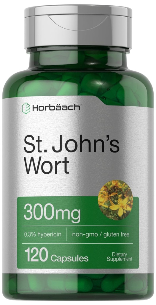 Horbäach St John 's Wort Capsules 300mg