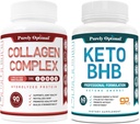 Rent Optimal Premium Keto Diet Pills Udnytte fedt til energi med Ketosis + Premium Multi Collagen Peptider Kapsler (Type I, II, III, V, X)