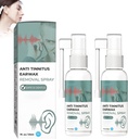 Høregendannelse Spray, Anti Tinnitus Earwax Fjernelse Spray, Earwax Rengøring Spray, Tinnitus Spray til Øre (2PCS)