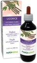 Naturalma lakrids eller lakrids (Glycyrrhiza glabra) Root Alkohol- Free Tincture - 6,76 fl oz Liquid Extract in Drops - Herbal Supplement - Vegan