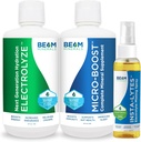 Beam Minerals Micro- Boost Humic Mineral Blend & Electrolyze Liquid and Insta- Lytes Natural Liquid Electrolytes 2oz
