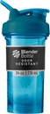 BlenderBottle Shaker Flaske Pro Series Perfekt til Protein Shakes og Pre Workout, 24-Ounce, Ocean Blue