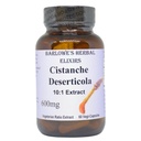 Barlowe's Herbal Elixirs Cistanche Extract | Cistanche Deserticola | 10:1 | 600 mg Per Capsule | 60 Veggie Capsules | Stearate Free | Glass Bottle | Non GMO