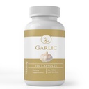 Pure Original Ingredienser Hvidløg Kapsler, (100 Kapsler) Altid Pure, Ingen tilsætningsstoffer eller Fillers, Lab Verified