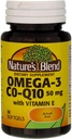 Naturens Blend Co- Q10 & Omega-3 30 Sgels