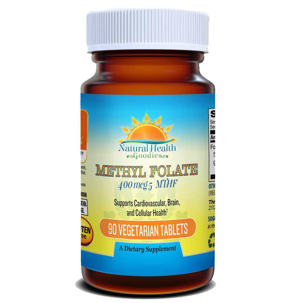 Aktiv folat Quatrecolsk syre 5- MTHF methylfolat Smart Choice for Prenatal Heart & Brain Development vs Synthetic Folsyre
