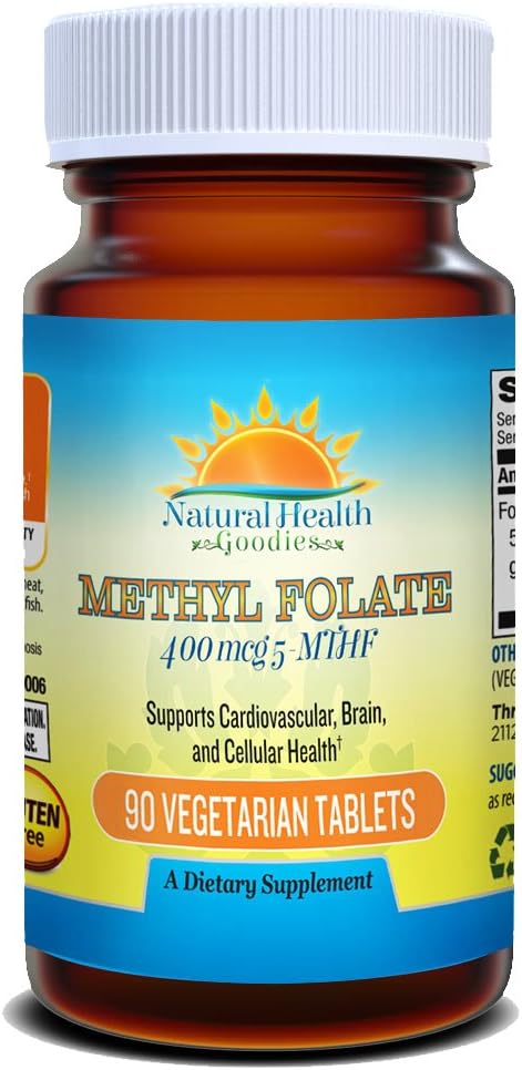 Aktiv folat Quatrecolsk syre 5- MTHF methylfolat Smart Choice for Prenatal Heart & Brain Development vs Synthetic Folsyre