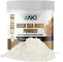 AKI Irish Sea Moss Powder - Rich in 92 Essential Minerals & Vitaminer, herunder jod, kalium & Magnesium - Ideel til smoothies & Juices - 100% Vegansk, ikke-GMO & støtter Wellness (6Oz / 170g)