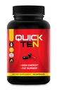 Quick Ten - Bedste vægttab piller - Natural Metabolisme Booster, Appetite Suppressant, Fat Burner piller - Premium Diet piller til kvinder og mænd - Energi og Focus Blend - 60 kapsler