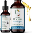 Organic Clarity Tinktur -, Brain Tinktur, Vaskulære System Support, Rosemary, Urte Supplement - 2 Fl Oz