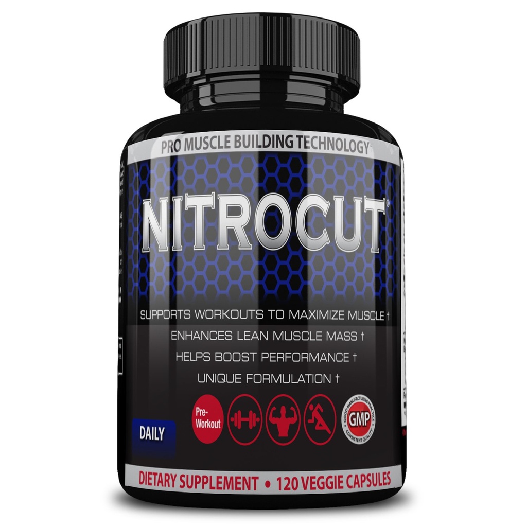 Pre Workout Supplement -120 Kapsler - Nitrooxid Kosttilskud - l arginin - l citrlin - Premium Ingredienser - Øge blodgennemstrømning - Boost Muskelvækst
