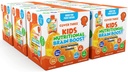 Cover Tre Kosttilskud til børn Brain Supplement Smoothie, Omega 3 Flydende Childrens DHA Fish Oil, Sundhed Kids Fokus og opmærksomhed, Følelsesmæssig Support, 20 Pouches, Pack 6