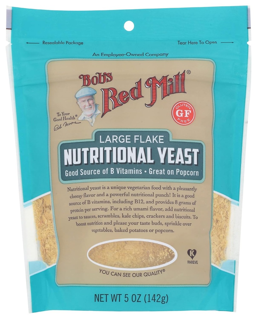 Bob 's Red Mill Nutritional Gær, 5oz (Pack of 4) - Vegan, Paleo Friendly, Kosher