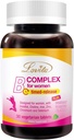 Lovita B Complex supplement til kvinder - høj potens Timet Release med jern, C-vitamin, tranebær, Pine Bark, grøn te, 30 vegetariske tabletter