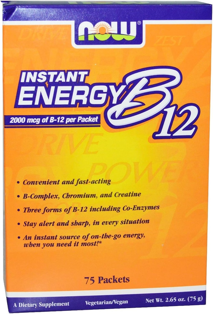 Now Foods - B-12 Instant Energy Pakker 75 / Box