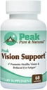 Peak Vision Support Eye Health Supplement - Lutein og Zeaxanthin Supplement for Eye Træthed, Blå Lysbeskyttelse - fremmer sunde øjne og klar vision (30 Servere)
