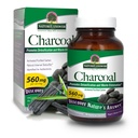 Naturens svar Aktiveret Charcoal 90- Capsules Measures 124; naturligt fremmer afgiftning & Affald Elimination Measurement 124; Vegan, Gluten & Alkohol- Free, No Preservatives Measurement