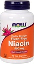 Now ® Foods Flush Free Niacin (Double Strength) 500mg w / 90 caps